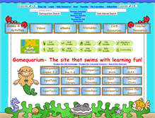 Tablet Screenshot of gamequarium.org